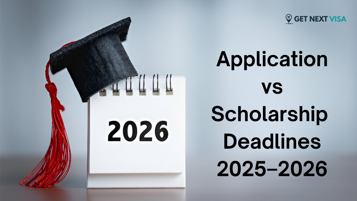 Application vs Scholarship Deadlines 2025–2026